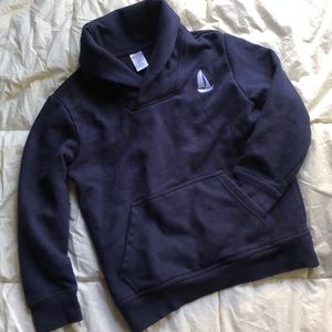 Boys Gymboree cowl neck nautical pullover
